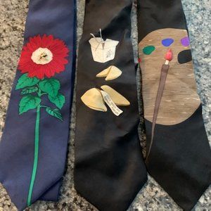 Vicky Davis 3-d tie art neck ties